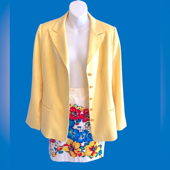 Escada Floral Pencil Skirt - Picture 3 of 13